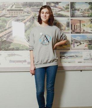 Оля А., 19 лет, орг Архкухни, архитектор. Что: творческий город. «Люблю рисовать. 30 дней я специально каждый день рисовала иллюстрации. Хочется интересных мест и пространств. Мой дипломный проект – переделка старого завода а-ля Флакон в пространство творческого взаимодействия, где люди бы общались, развиваясь. Как-то мы сидели компанией архитекторов на нашей кухне, придумали название Архкухня, решили поучаствовать в Ресторанном дне. Среда влияет на человека, и изменив среду, можно изменить людей во всем городе и даже стране. Я уверена, что люди, родившиеся в красивых исторических городах, мыслят совсем иначе, нежели мы, выросшие среди этих панелек промышленного города».  